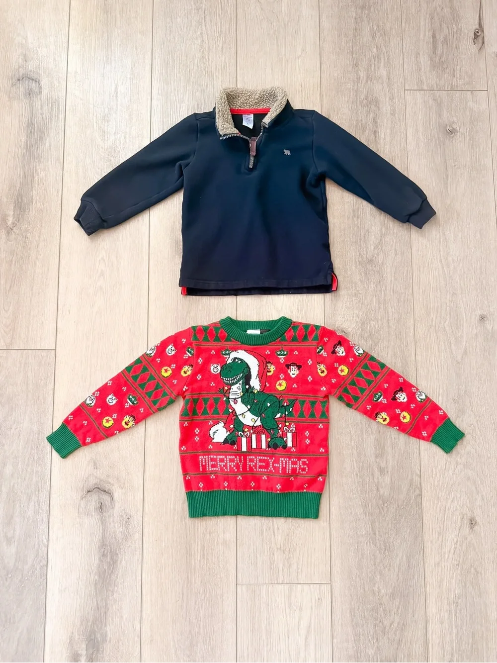 BOYS CUTE AND TRENDY FALL WINTER HOLIDAY CHRISTMAS CLOTHING BUNDLE SIZE 4T
